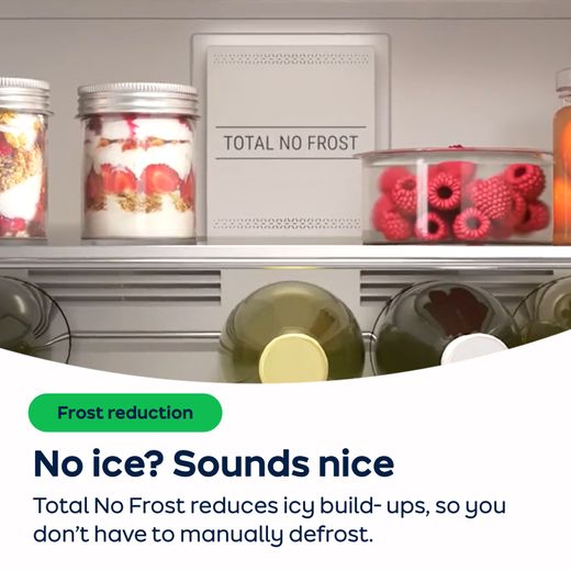 Hotpoint Integrated 70/30 Total No Frost Fridge Freezer - White - AO Annotation - Total No Frost